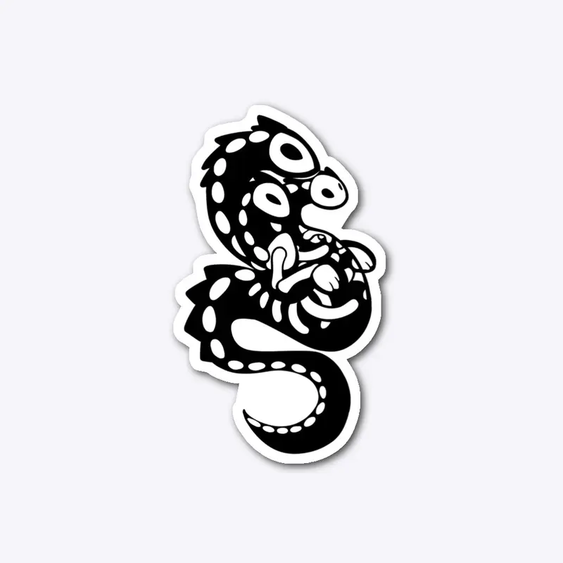 Typhon Logo Skeleton Sitting Up